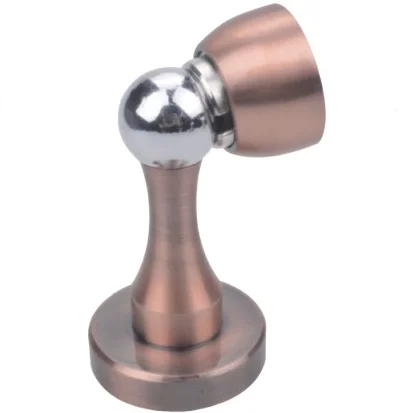 Antique Brass Color Wooden Door Stopper Magnetic Stop