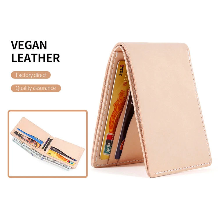 Leathers Wallet Manufacturer Custom Rfid Cork Wallets Tan Special Supply Original Natural for Men Custom Logo OPP Bag Short Open