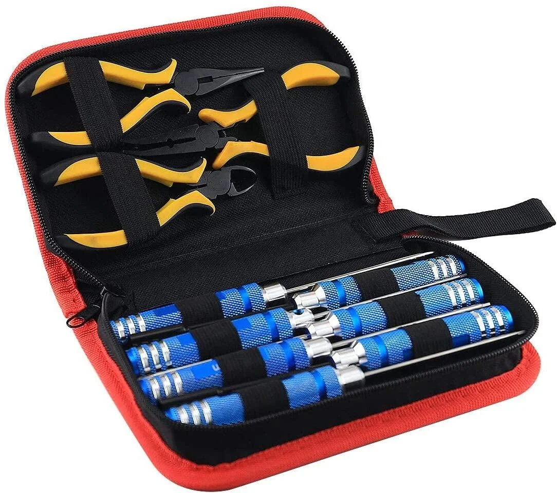 11 in 1 multifunctional hexagonal screwdriver set pliers model wrench repair for automotive multi rotor aircraft boats