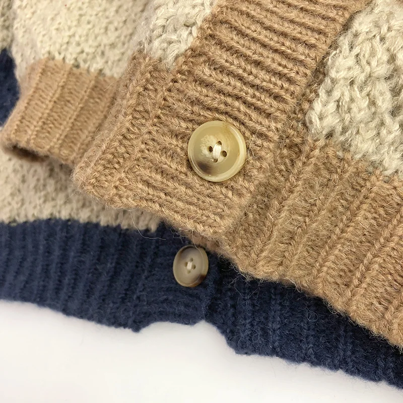 Kids Sweaters Fashion Boys Knit Cardigans Girls Sweater Coat boys long sleeve knitwear sweater