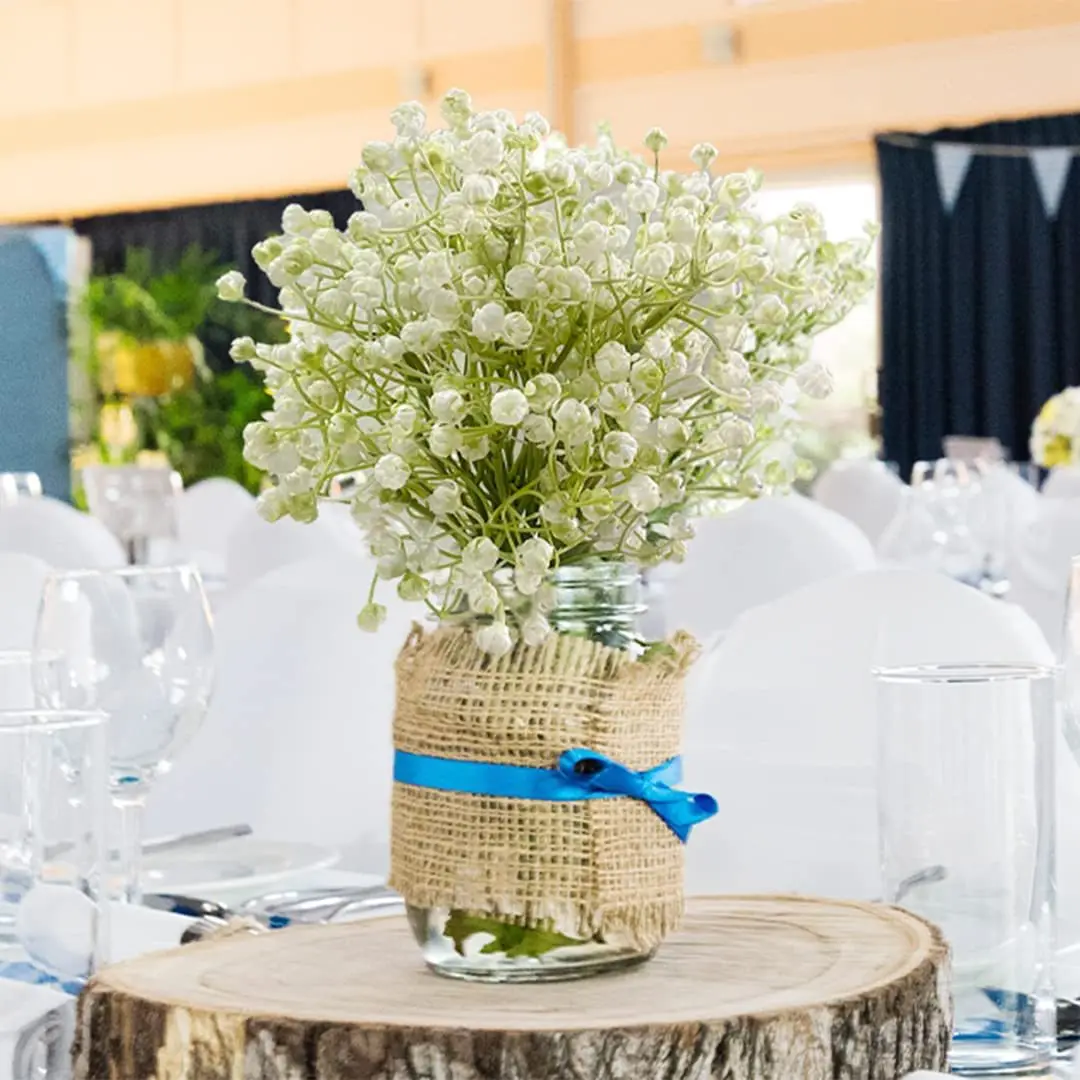 Zhuoou Decorative Gypsophila Flower Bounuet Wedding Decoration Artificial Babys Breath Flowers Wreaths And Plants For Home Decor