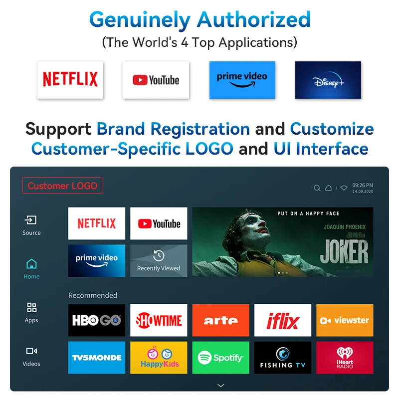 Hotack L016AN Full HD Home Theater Proyector Portatil Mini Portable Smart Whals OS Projector 4k