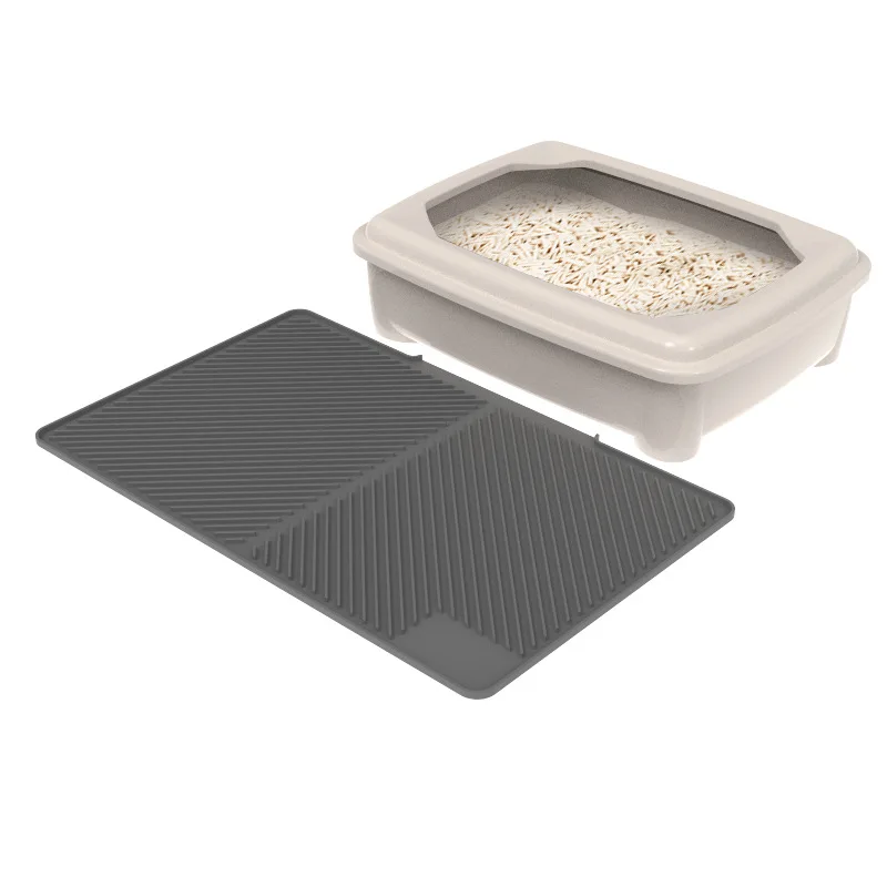 Artes 2024 New XL Large 100%  Washable Easy Clean Soft  Cat Litter Mat Cat Litter Box Trapping Mat for Kitty Litter Box