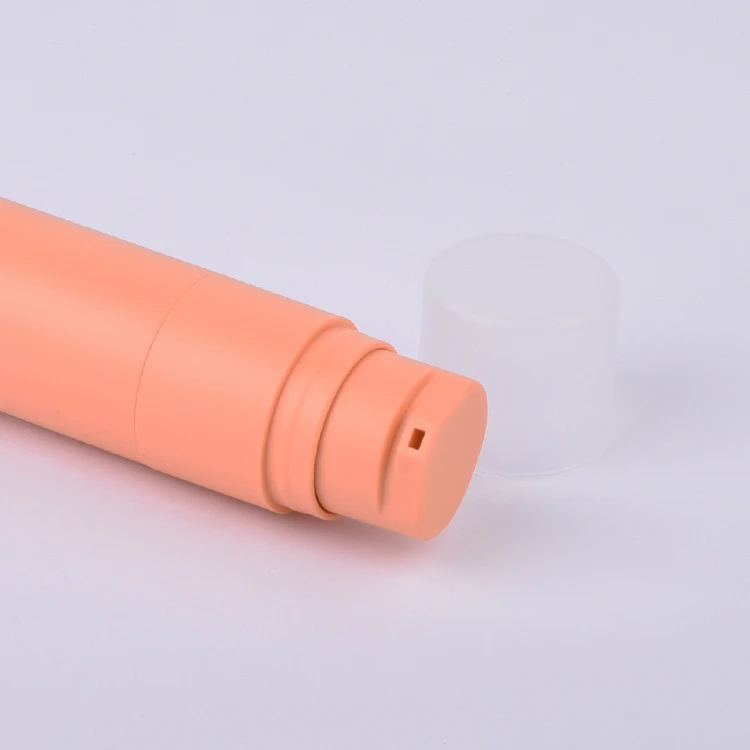 Custom Empty Plastic Colorful Cosmetic Packaging PP Airless lotion Pump Bottles Toothpaste Vacuum Tube