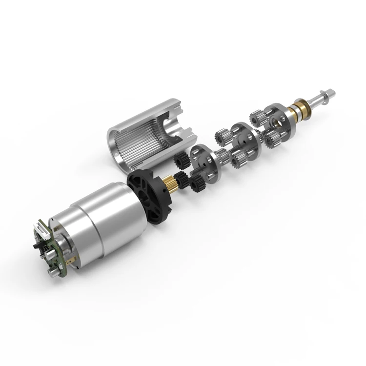 ZHAOWEI MD032032-94 32mm 12v 24v 50kg.cm 80rpm low rpm reducer Planetary gearbox brushless dc Gear Motor for Conveyor belt