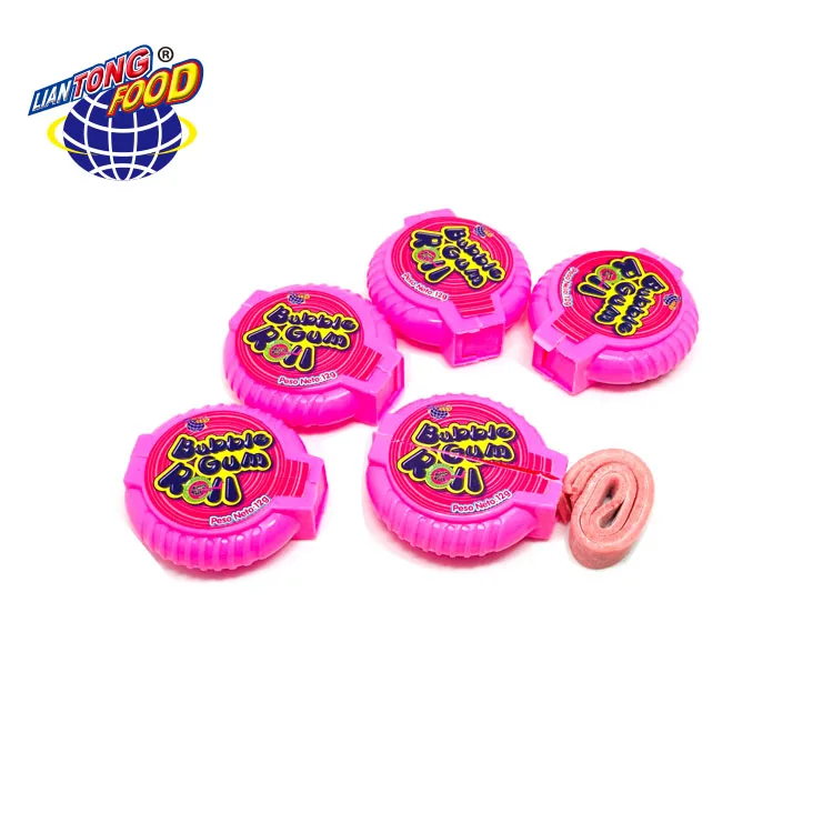 Factory Wholesale Big Size Fruit Crazy Roll Chewing Bubble Gum