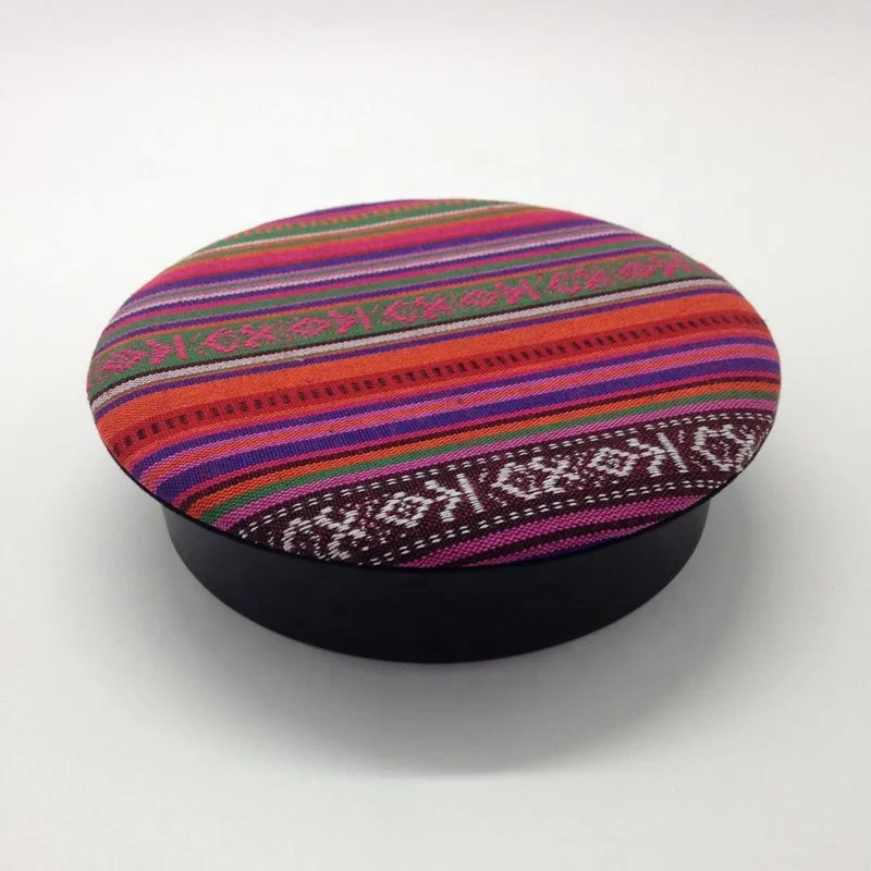 
High Quality Wooden Box Round Shape Arabic Bank Gift Box for Ramadan 