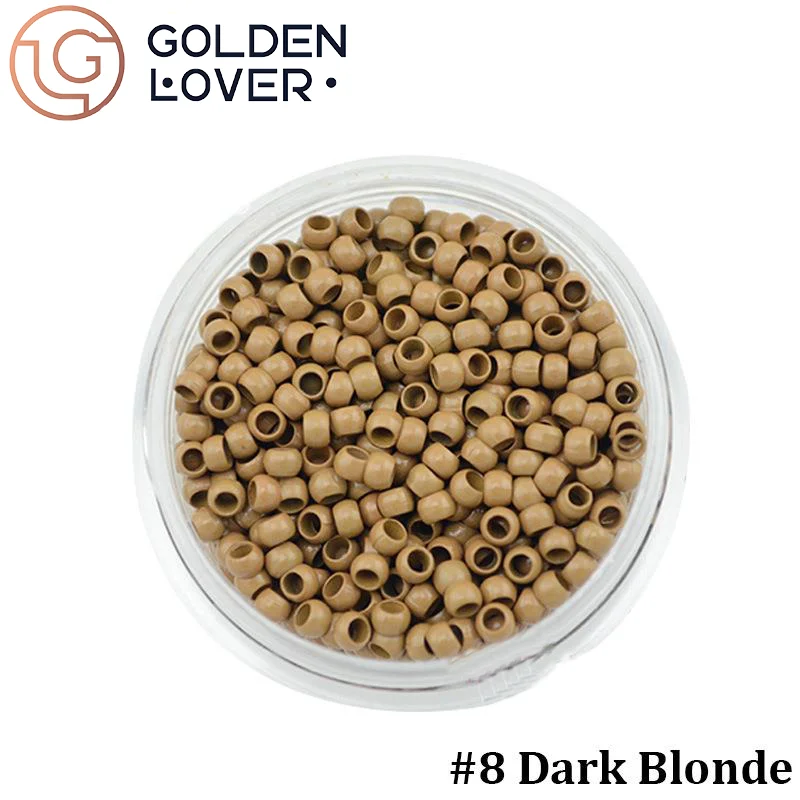 1000 PCS 2.5 mm Copper Nano Rings For Hair Extension  2.5*1.5*2.0 mm Nano Rings Beads for Hair Extension 7 Colors Optional