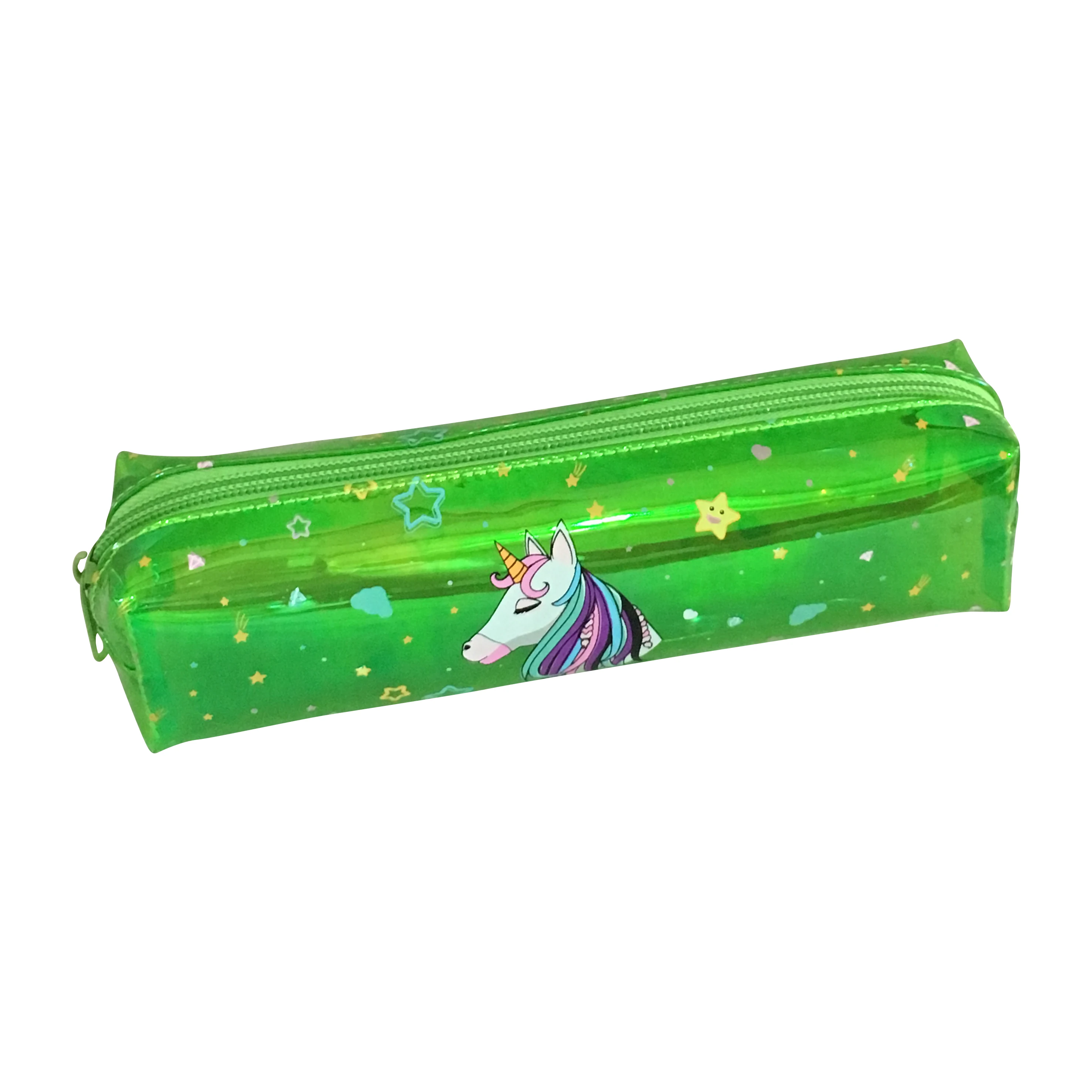 Cute Kids School Holographic unicorn Pencil case Bag