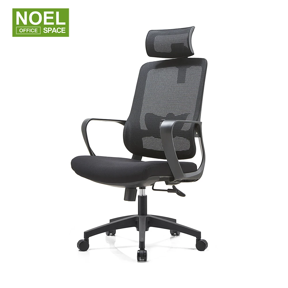 High back executive office computer mesh chair swivel bank chair sillas de oficina