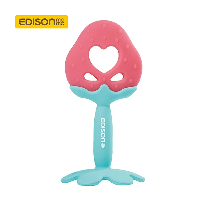 Korea wholesale fruit watermelon baby teether silicone toys