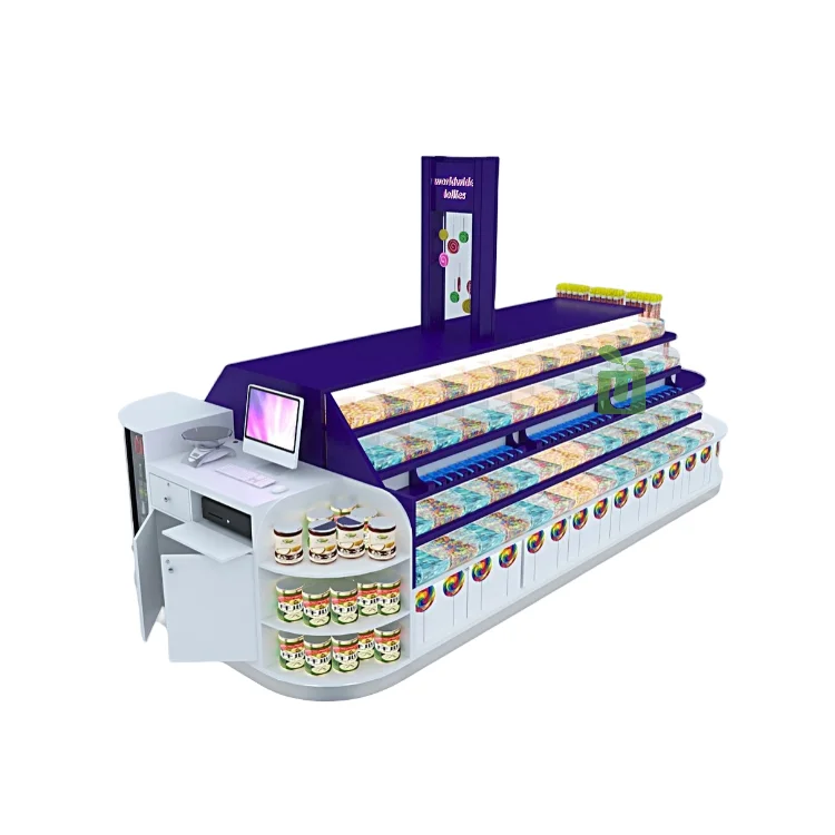 Чудесный киоск по индивидуальному заказу розничный комнатный для конфет кондитерский дизайн витрина шоколадная стойка сладкие закуски конфеты