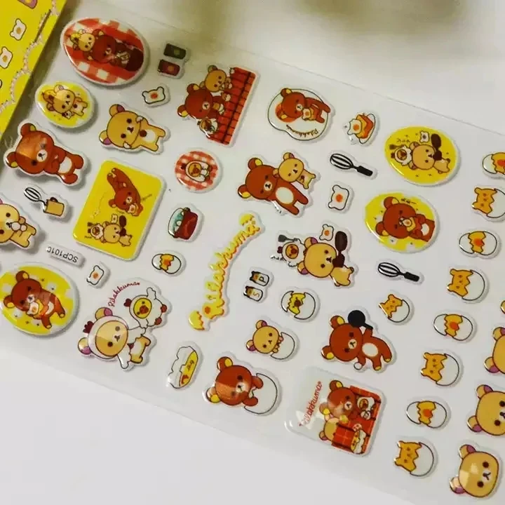 Bling 3D Stickers For Kids & Toddlers Cartoon Puffy Stickers Variety Sheets In Pack For Scrapbook