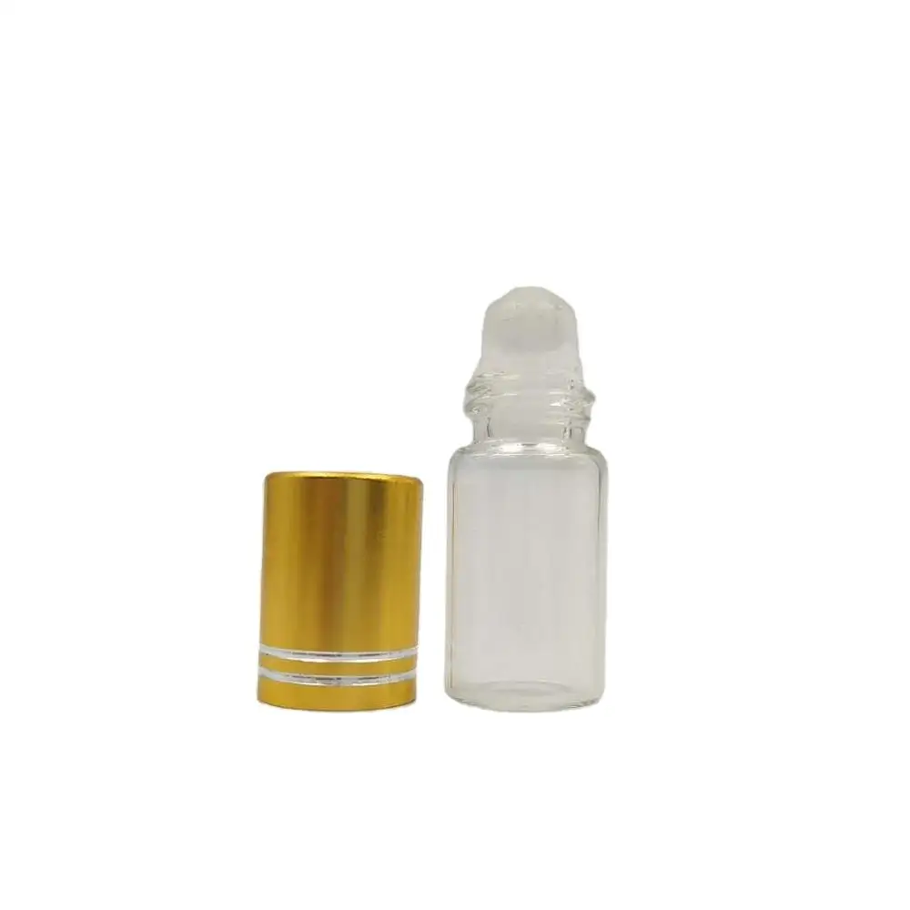 hot sell 5ml mini size empty clear essential oil roller bottle