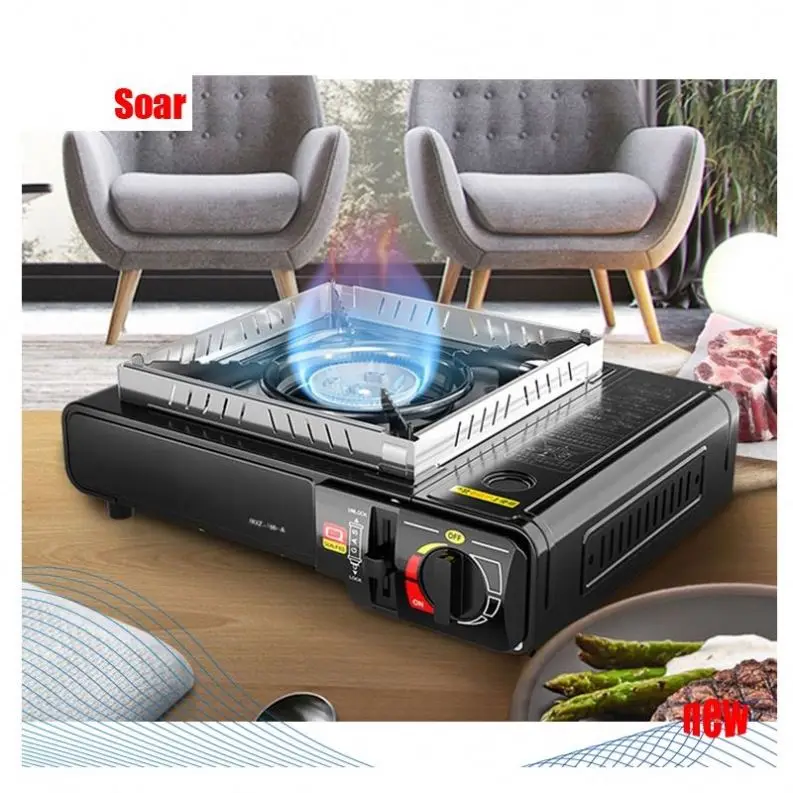 Amazon hot selling portable mini cooking plate stove heater gas for camping