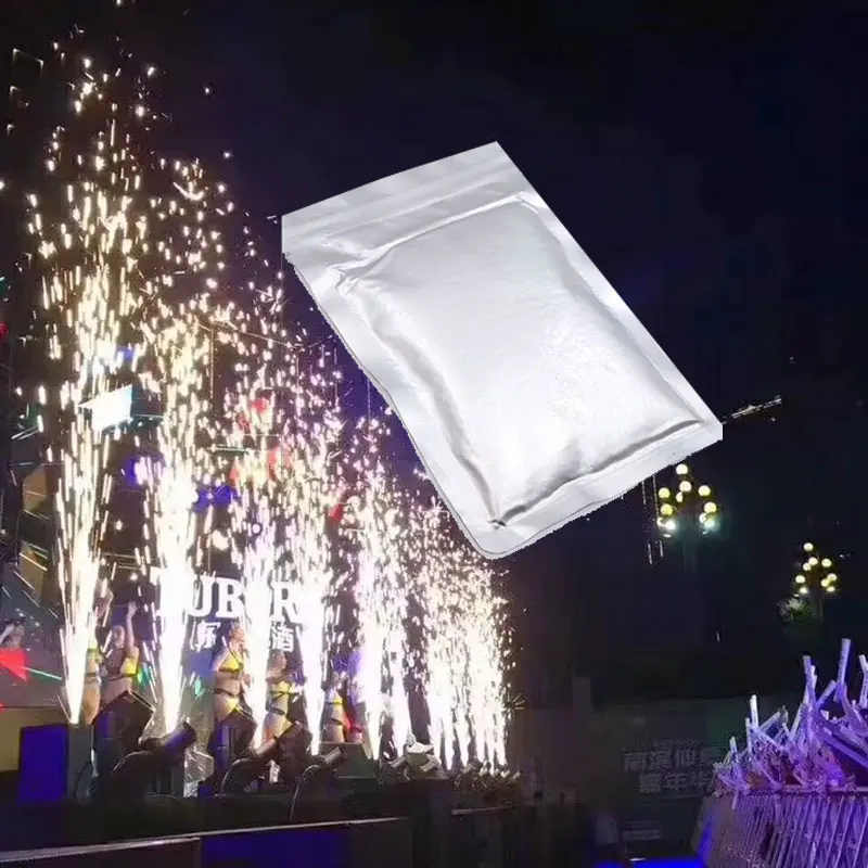 Fy 200g Cold Fireworks Spark Machine Ti Powder Composite Titanium Spark Granules 220v Fireworks Fountain Machine