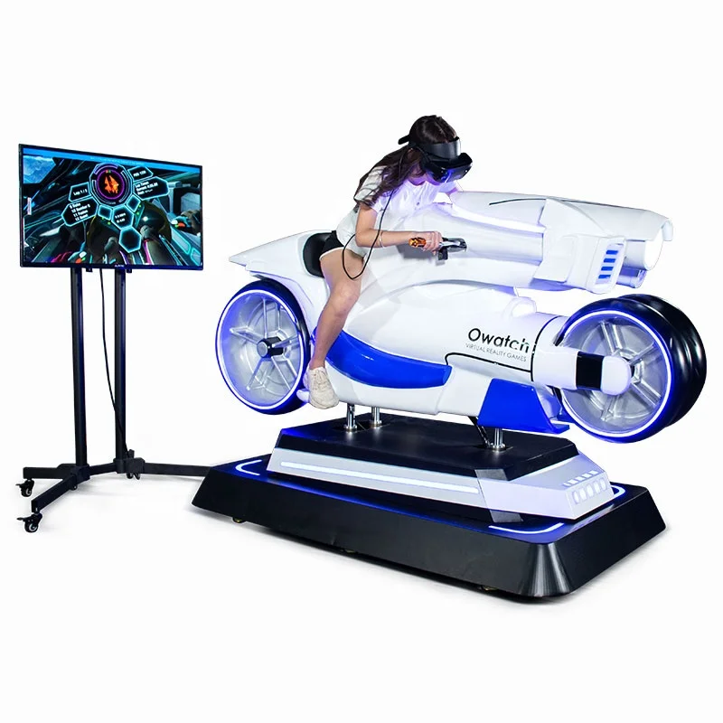 
Amusement Park VR Moto Motorbike 9D Racing Car Game Machine 9D VR Motorcycle Simulator For Sale 