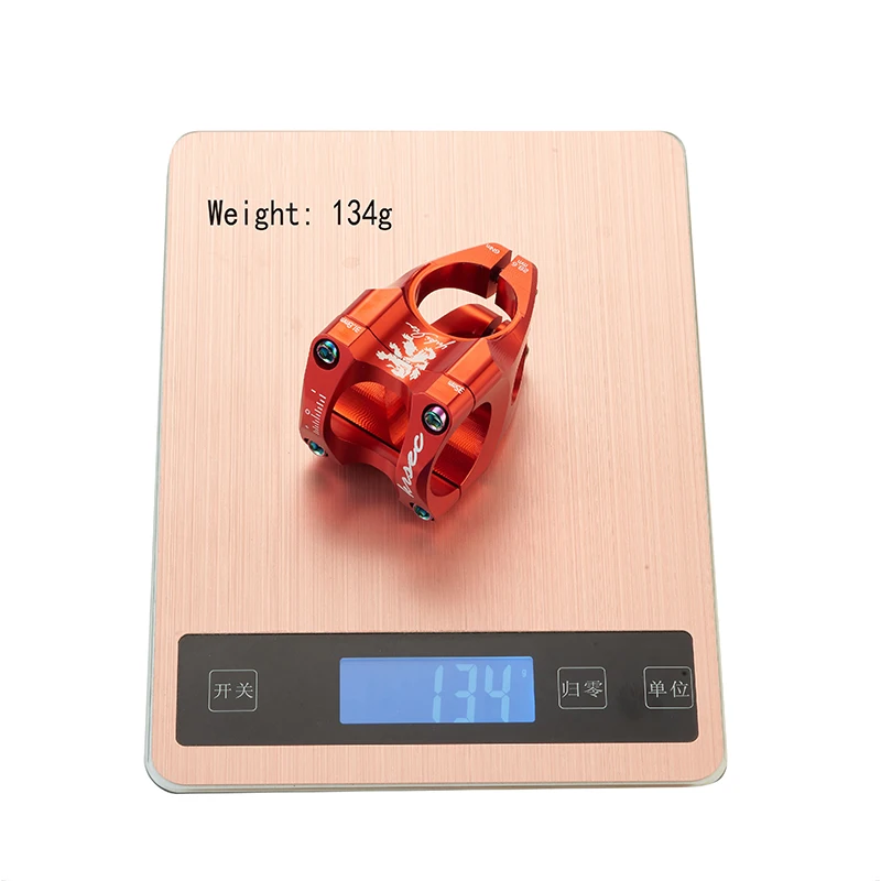 KRSEC MTB Stem 31.8x35mm Short Handlebar Stem High Strength 0 Degree DH AM Bike Stem