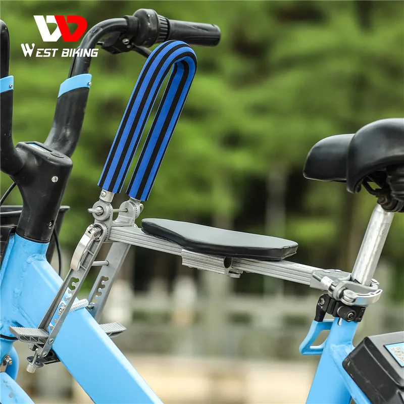 Велосипедное быстросъемное детское кресло WEST BIKING переднее седло для электровелосипеда съемное