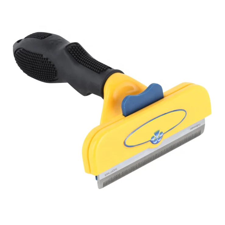 
Ebay Lazada Hot sale Dog Deshedding Tool Pet Grooming Brush Short to Long Hair Pets 