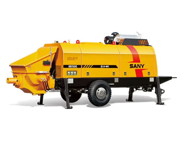 HBT10018C-5S (T3) S клапан 100 м3/ч выход 18 мПа дизельный бетонный прицеп насос
