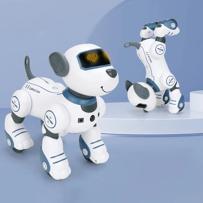 LEHOO Toys Subotech RC Dog Robot Walking Smart Voice Interactive Remote Control Robot Dog Toy
