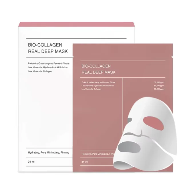 korean bio collagen face sheet skin care deep hydrating overnight bio-collagen Elasticity Improvement face facial mask skincare