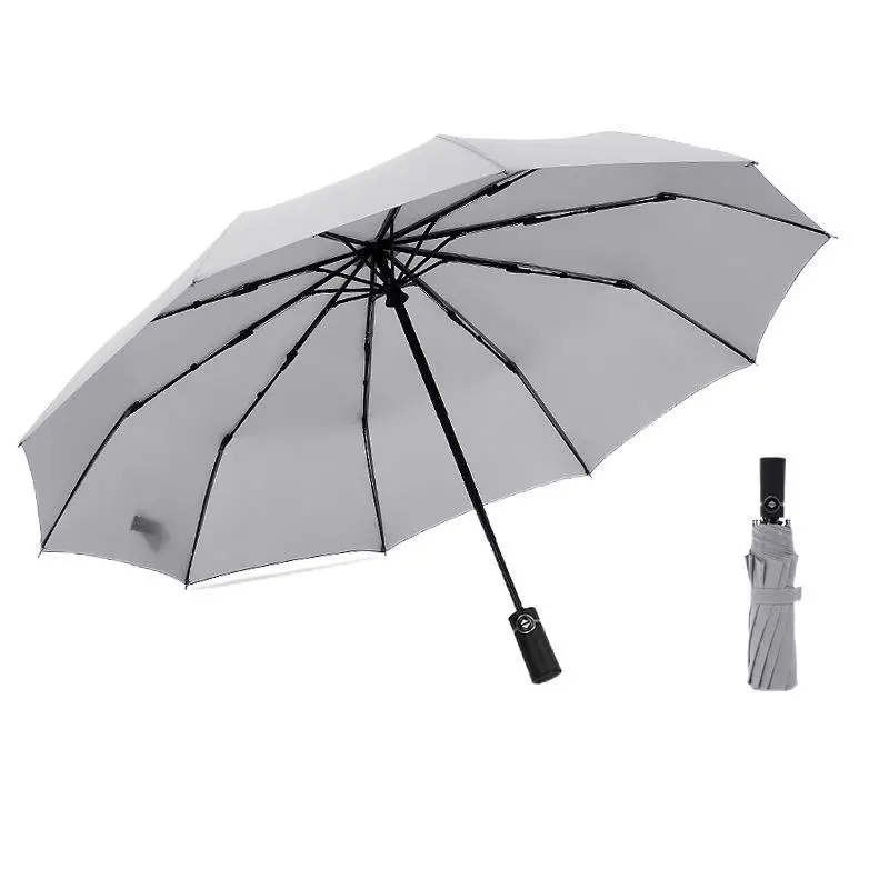 Top Quality Japanese Enlarge Umbrella Men Auto Folding Umbrella Sun Rain Dual-use Business Umbrellas