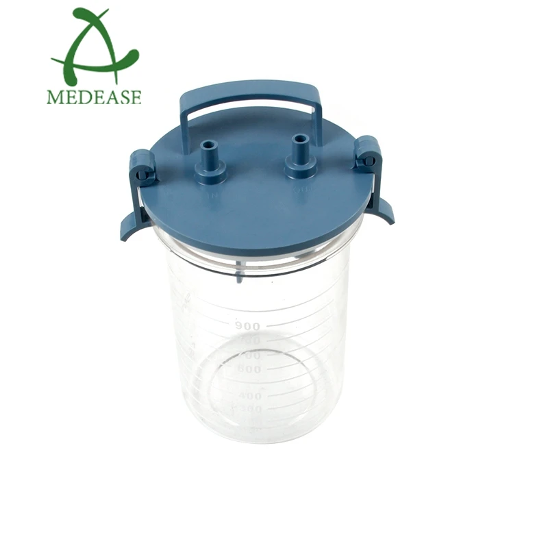 Medease Newest Medical Suction Bottle/ Suction Jar Unit For Hospital Supply Suction Regulator