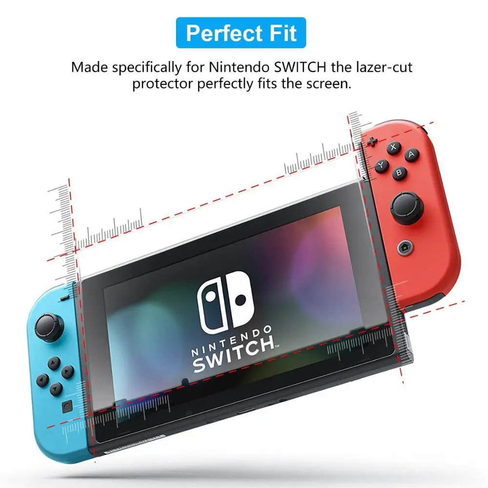  Лидер продаж защита экрана из закаленного стекла для Nintendo