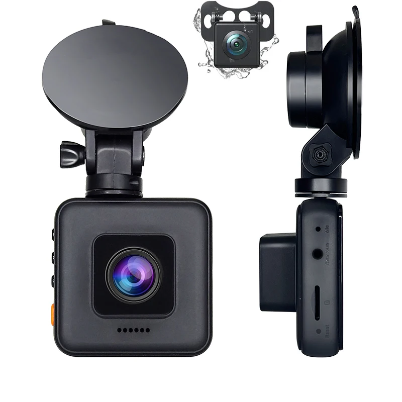 Dual Lens Front and Rear Camera Driving Video Recorder 1080P HD Dashcam Night Vision Car Black Box Dash Camera