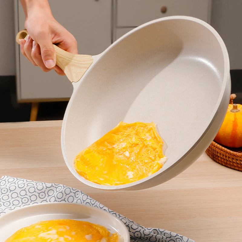 Экстравагантная алюминиевая цветная антипригарная сковорода для домашней кухни