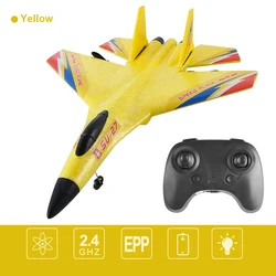 Su 35 27 yellow ride on car 2.4g drone epp foam rc aircraft plane jet model unbreakable cool rc airplane for fighter rc plane