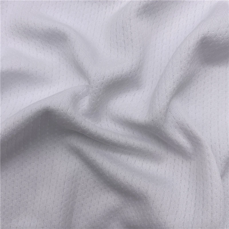 100 polyester knitted mesh fabric high quality wholesale price sport tshirt quality customized for screen printing