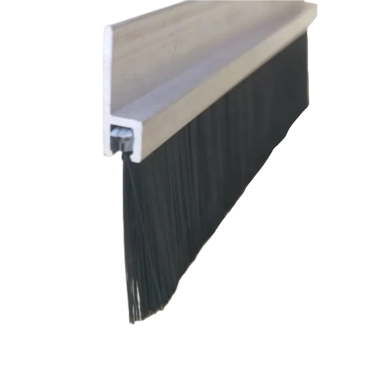 pile weather windows clip on profile flexible  stripping brush for sliding