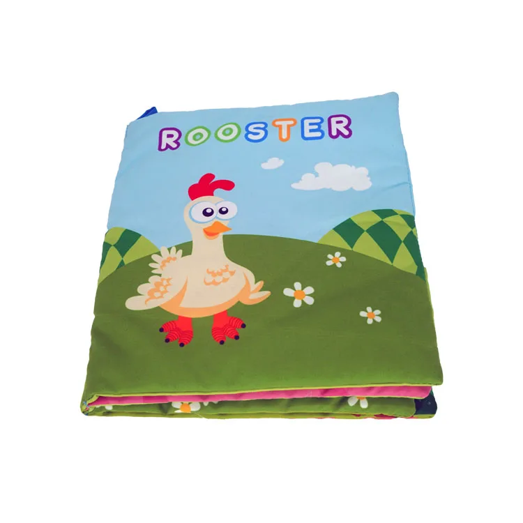 FY Customized 3D 2D Clothes Book Cloth Book For Kids Baby Cloth Book