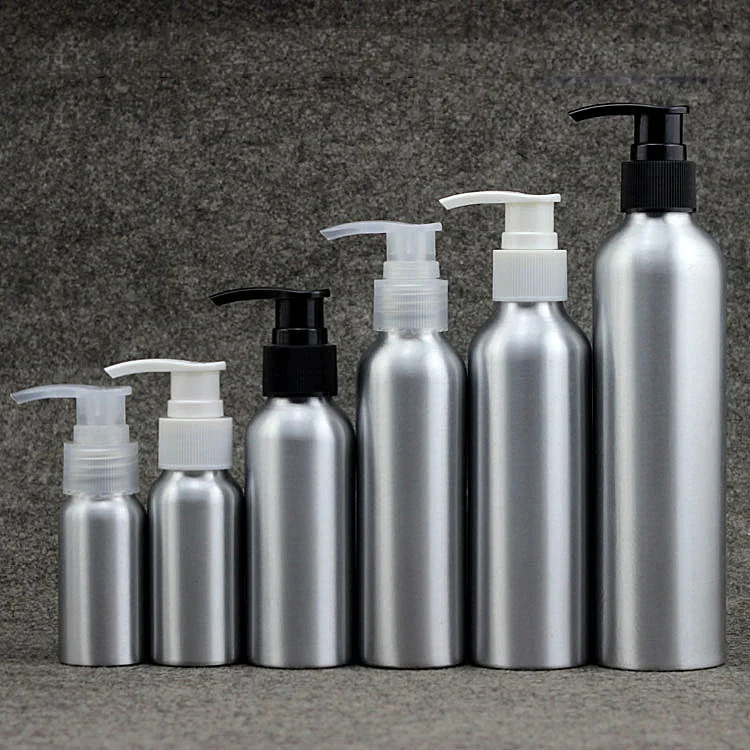 Алюминиевая бутылка с насосным распылителем 30 мл 50 мл 100 мл 120 мл 150 мл 250 мл 500 мл