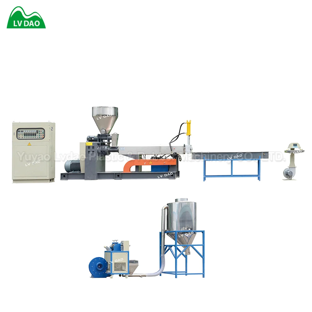 
Made in china POM PBT PET plastic recycling granules making line for sale 