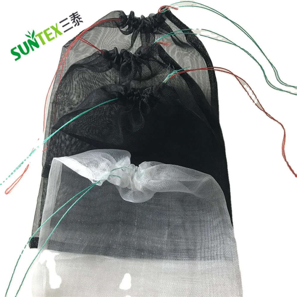 25*15cm Grape Protection Bag Anti-Bird Moisture Insect Net Bag mesh bag for onion potato vegetable and fruits