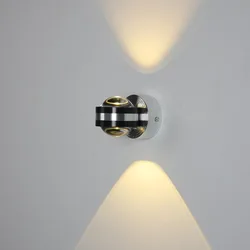 Wholesale Modern Indoor Bedroom Interior Led Wall Mounted Sconce Lamp Decorative Background Up And Down Led Wall Light For Home
