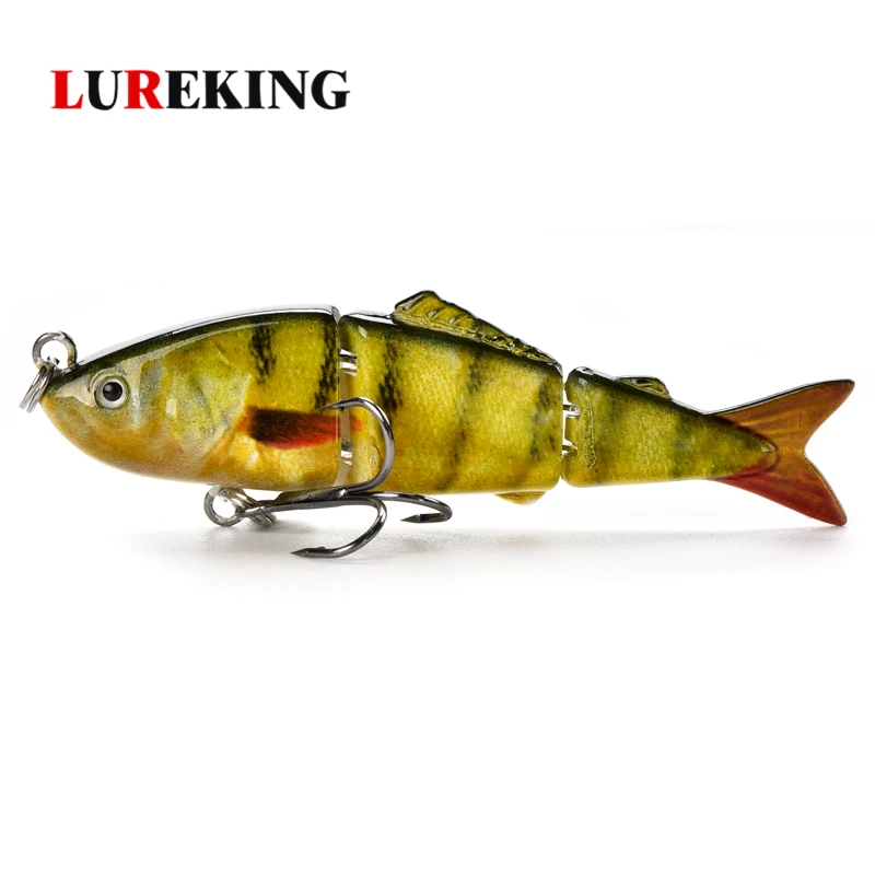 Lureking Wholesale Good Quality Hard Plastic Fishing Lure Z03A 4.5g 65mm Small 3section Wired Connection Jointed Swim Bait