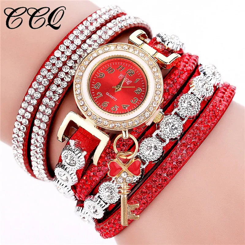 WJ-8954 Fashion Woman Chinese Factory Cheap Custom Logo Watch Wholesale 2021 Pu Leather Bracelet Black Ladies Watch