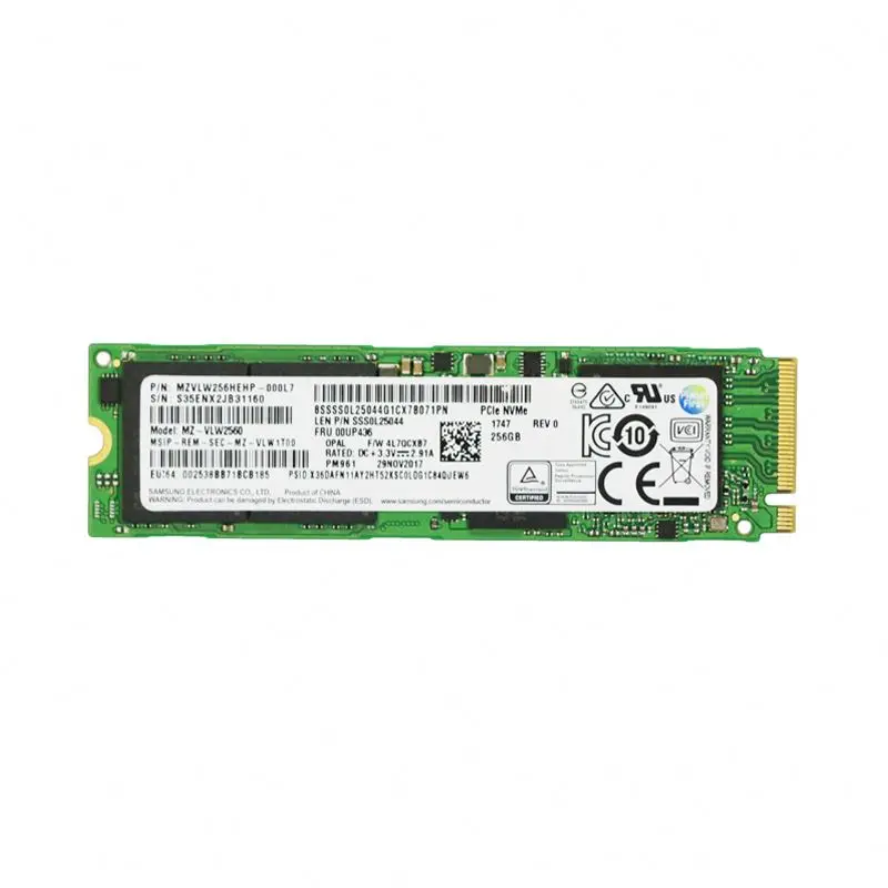 100% testd PM961 MZ-VLW2560 256 ГБ 3D TLC PCIe SSD М2 970 EVO Восстановленный