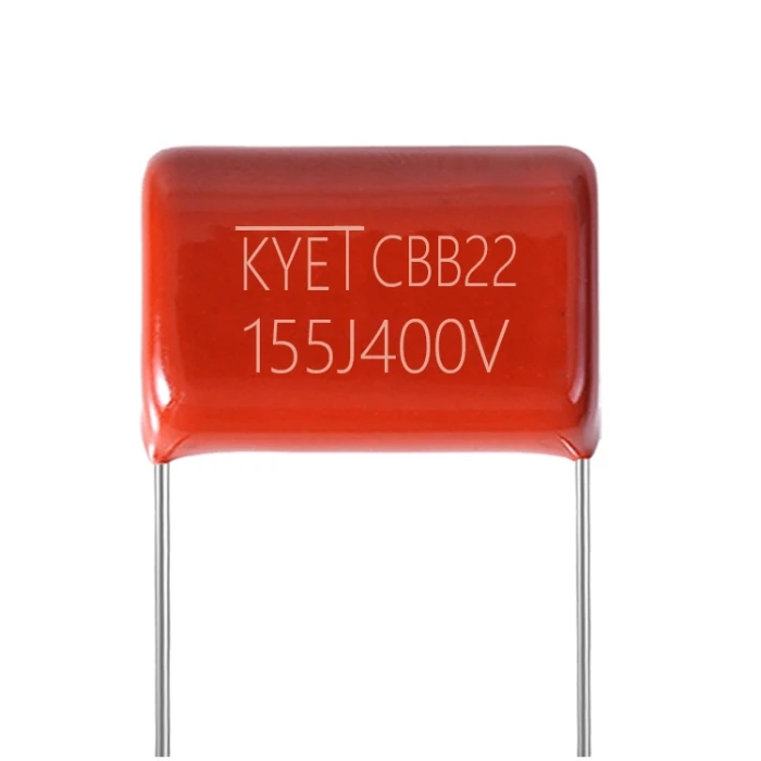 Capacitor factory metal polypropylene film capacitor CBB21 CBB22 400V 155K 155J 400V film capacitors
