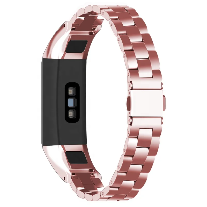 Quick Release Stainless Steel Three Beads Mental Watch Strap for Xiaomi 5 4 3 Watch Band