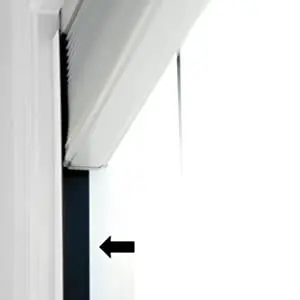 100% Blackout Light Blocker PVC for zebra blinds Light Blocking Strips roller shades honeycomb blinds block light