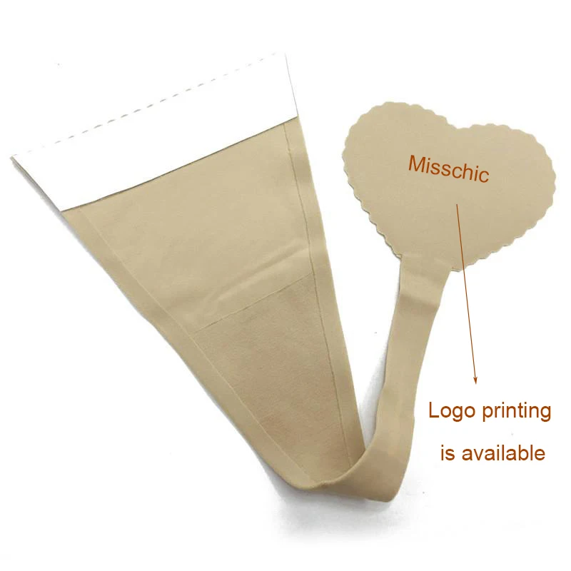 C string Seamless Self Adhesive Heart Shape Underwear No Panty Line Strapless Stick On Panties for women