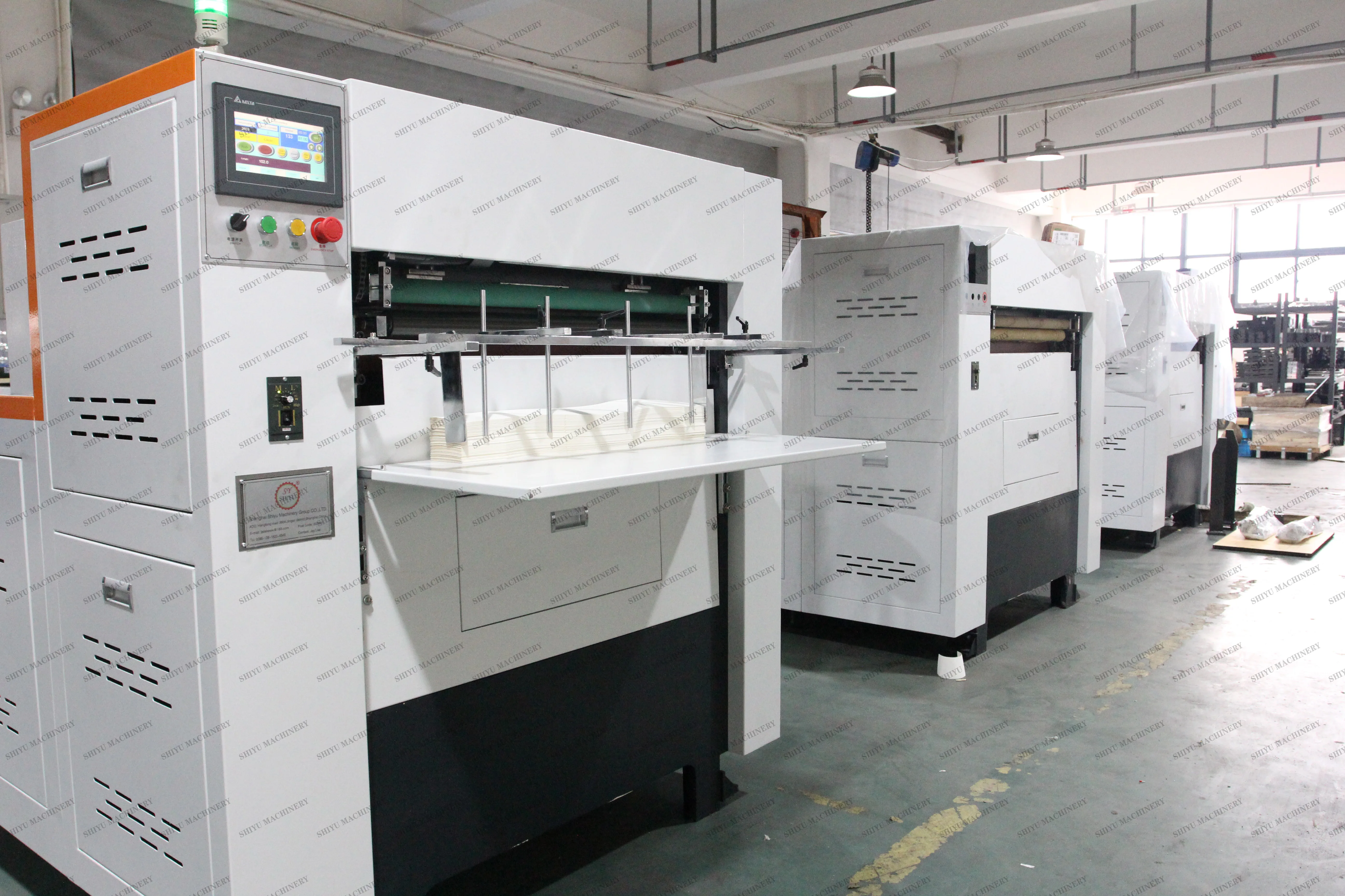 High speed automatic 850 950mm roll to sheet paper cup box bowl fan die cutting machine paper cup machine