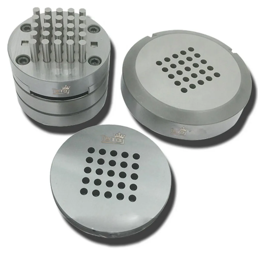 thin and thick turret punch press cluster tools for multi holes punched