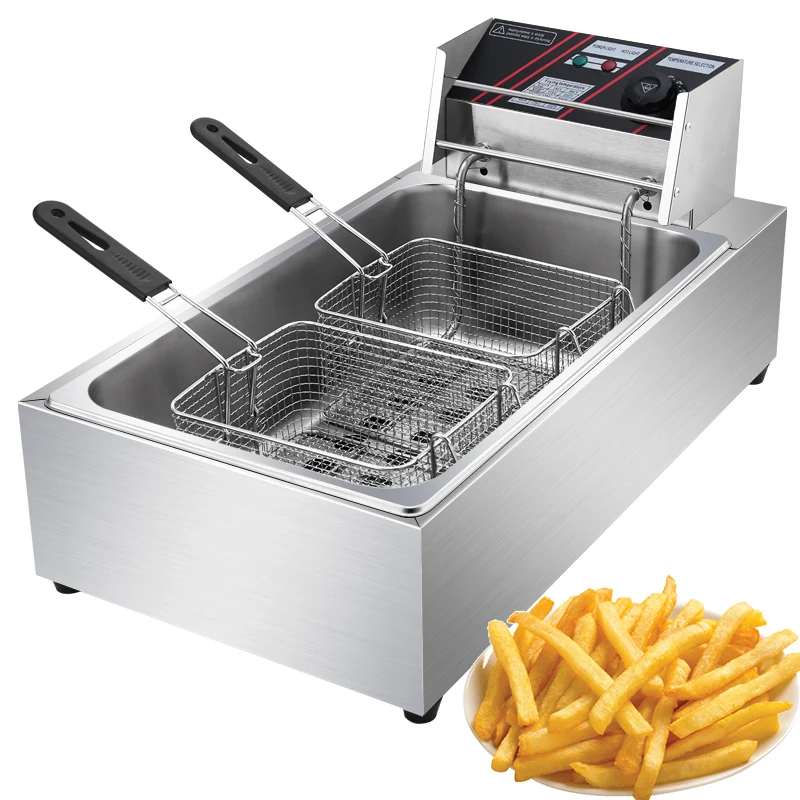 Hot Selling Cooking Fryer oil Filter Fryer Automatic Commercial Electric Fryer